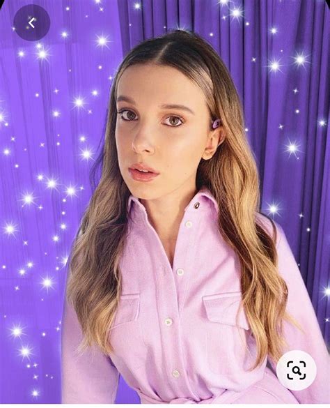 millie bobby brown purple